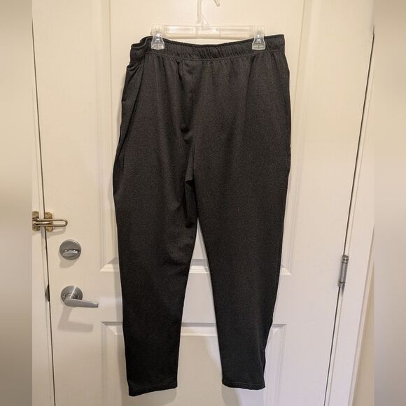 EUC Champion XL Men's Grey Stretch Leggings with Zip Bottoms - Picture 5 of 6
